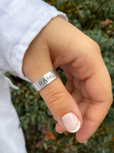 ANILLO PERSONALIZADO 6MM FRASES