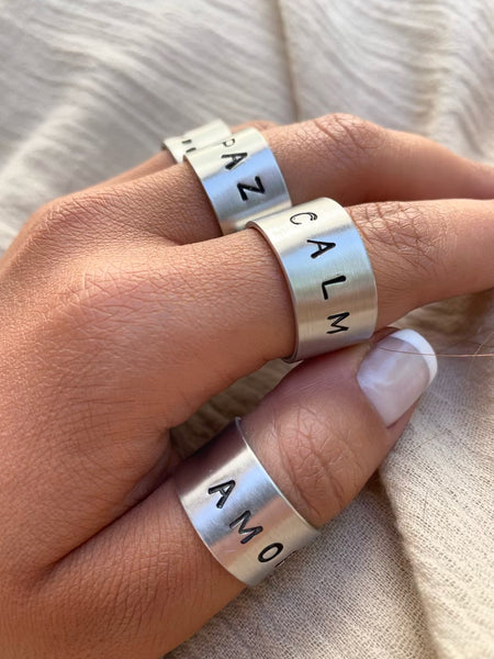 ANILLO PERSONALIZADO GRUESO FRASES