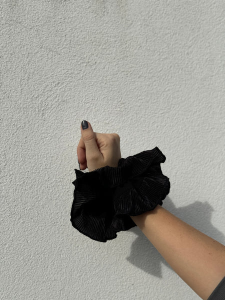 SCRUNCHIE NEGRO RAZO