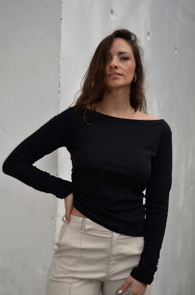 POLERA CHIARA NEGRA